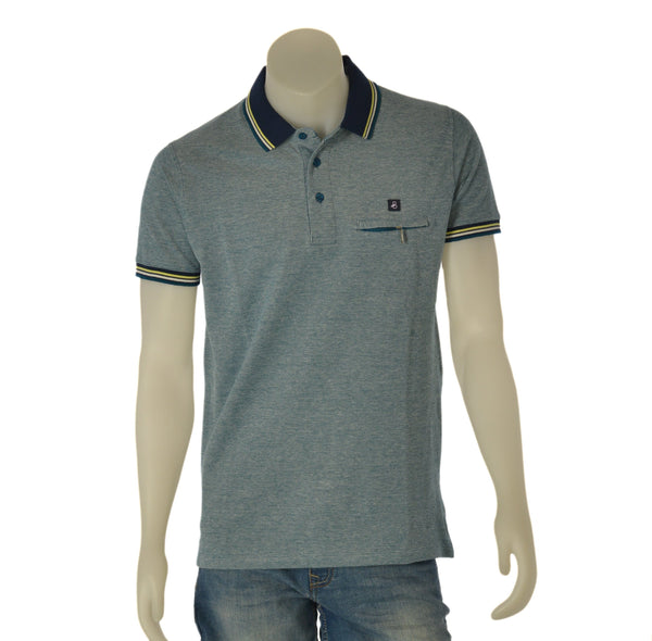 POLO UOMO BASILE PIQUET COTONE MANICA CORTA TASCHINO ART. BE0307