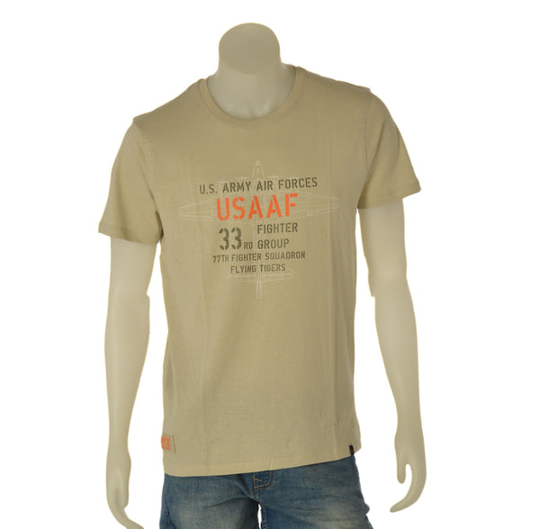 T-SHIRT UOMO AVIREX MANICA CORTA STAMPA COTONE ART. AX0698
