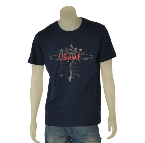 T-SHIRT UOMO AVIREX MANICA CORTA STAMPA COTONE ART. AX0698