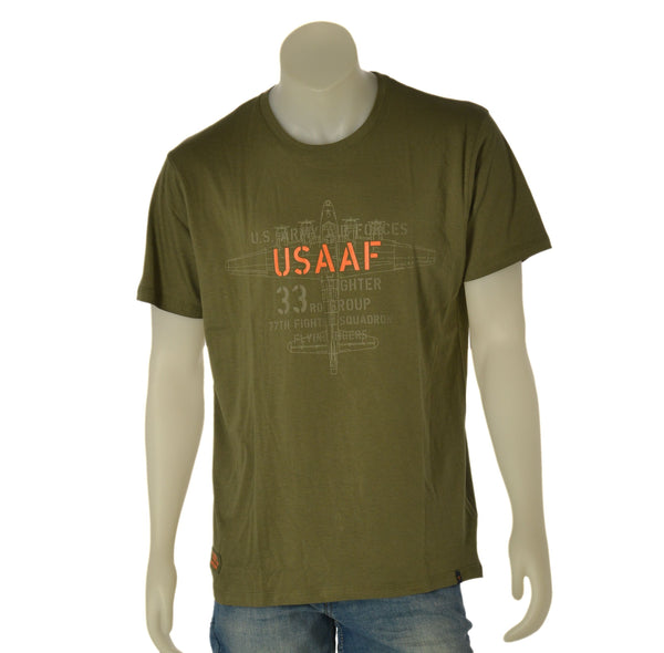 T-SHIRT UOMO AVIREX MANICA CORTA STAMPA COTONE ART. AX0698
