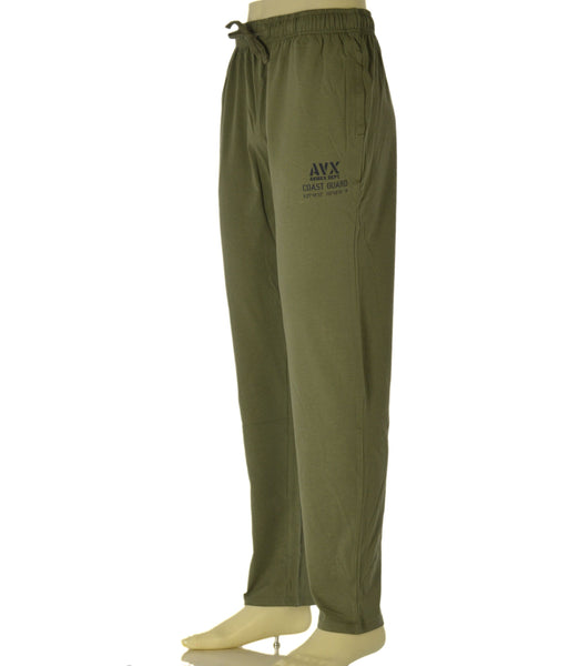 PANTALONE TUTA UOMO AVIREX JERSEY COTONE ELASTICO COULISSE  TASCHE LOGOART. AX0638