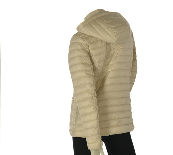 GIACCA DONNA TALENTI TRAPUNTATA CAPPUCCIO ZIP BOTTONI ART. TB40