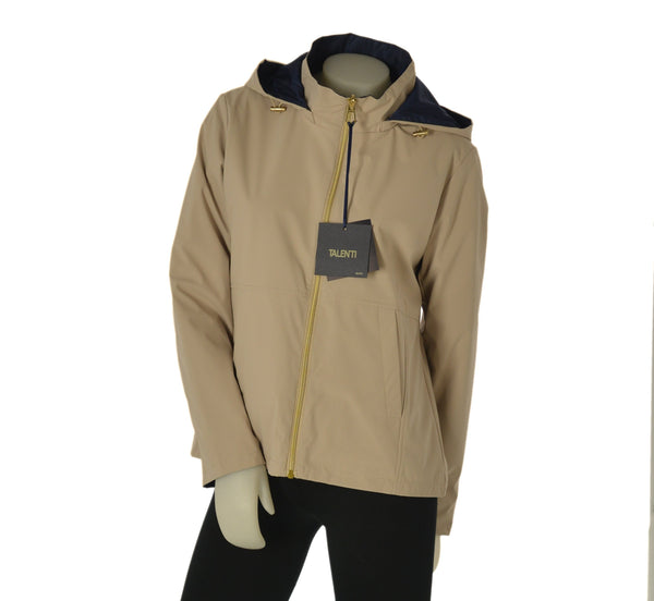 GIACCA DONNA TALENTI CAPPUCCIO ZIP TASCHE REVERSIBILE ART. TB55