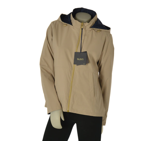 GIACCA DONNA TALENTI CAPPUCCIO ZIP TASCHE REVERSIBILE ART. TB55