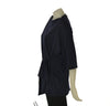 T-SHIRT DONNA SOPHIA TAGLIE OVER MANICA 3/4 GIROCOLLO NODO COTONE ART. 26122