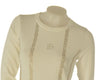 MAGLIA DONNA LAURA BIAGIOTTI MANICA 3/4  GIROCOLLO STRASS VISCOSA ART. 26P2901