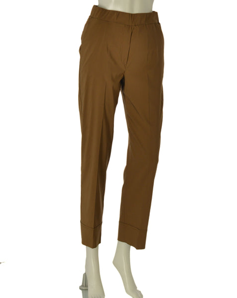 PANTALONE DONNA SOPHIA RISVOLTO TASCHE ELASTICO VISCOSA ART. 26036