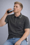 POLO COVERI  UOMO OVER PURO COTOME MEZZE MANICHE BORDINO COLO E MAICHE VESTIBILITA OVER ART 0PQC1353