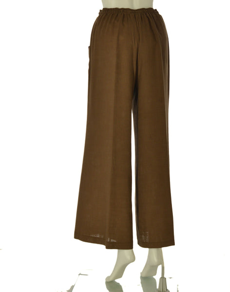 PANTALONE DONNA SOPHIA PALAZZO ELASTICO TASCHE VISCOSA ART. 26042