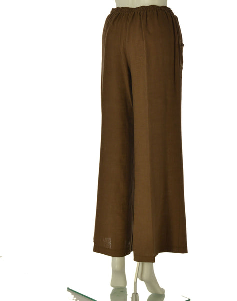 PANTALONE DONNA SOPHIA PALAZZO ELASTICO TASCHE VISCOSA ART. 26042
