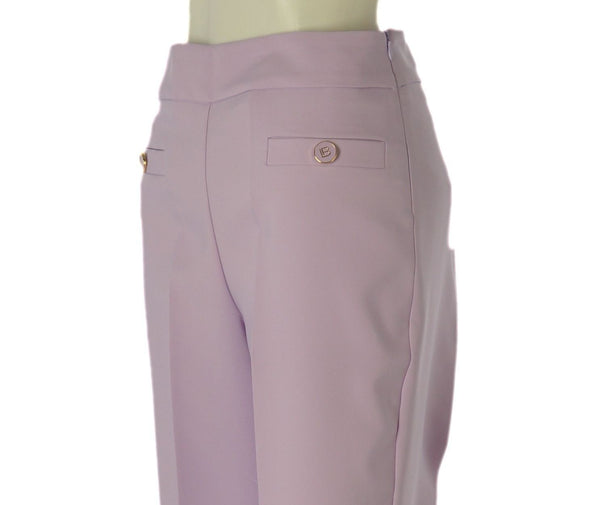 PANTALONE DONNA LAURA BIAGIOTTI ZAMPA ZIP ELEGANTE ART. 26P1876