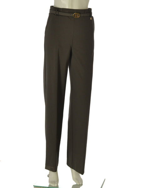 PANTALONE DONNA LAURA BIAGIOTTI JERSEY ELASTICO TASCHE CINTURA ART.26P18107