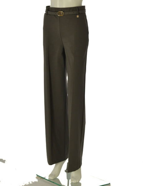 PANTALONE DONNA LAURA BIAGIOTTI JERSEY ELASTICO TASCHE CINTURA ART.26P18107