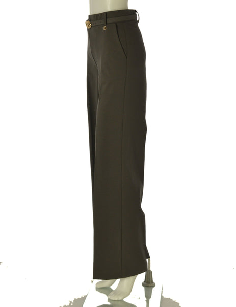 PANTALONE DONNA LAURA BIAGIOTTI JERSEY ELASTICO TASCHE CINTURA ART.26P18107