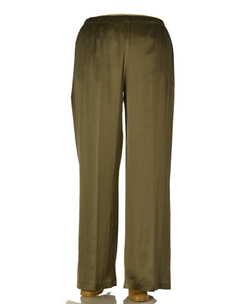 PANTALONE DONNA GIGLIOROSSO TAGLIEOVER RASO VISCOSA ELASTICO PALAZZO ART. 26104