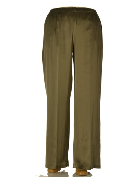 PANTALONE DONNA GIGLIOROSSO TAGLIEOVER RASO VISCOSA ELASTICO PALAZZO ART. 26104