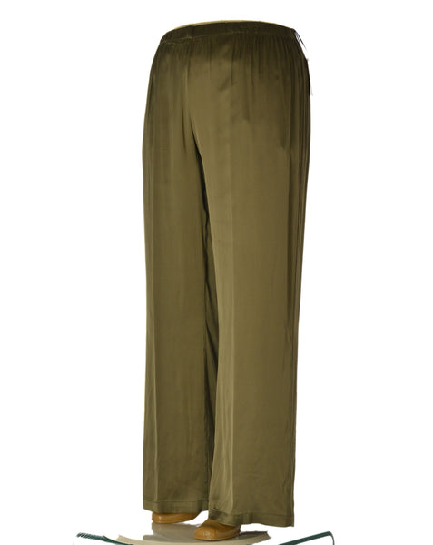 PANTALONE DONNA GIGLIOROSSO TAGLIEOVER RASO VISCOSA ELASTICO PALAZZO ART. 26104