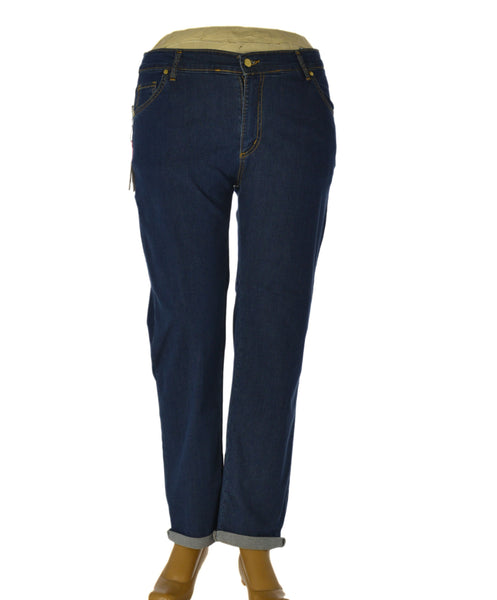 JEANS DONNA SOPHIA TAGLIE OVER LEGGERO CINQUE TASCHE ELASTICO ART. 26153