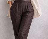 PANTALONE LUISA VIOLA CIAO MAGRE SCIANTUNGALLACCIATURA LATERALE ART P494F