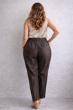 PANTALONE LUISA VIOLA CIAO MAGRE SCIANTUNGALLACCIATURA LATERALE ART P494F