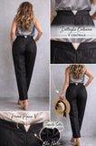 PANTALONE LUISA VIOLA CIAO MAGRE SCIANTUNGALLACCIATURA LATERALE ART P494F