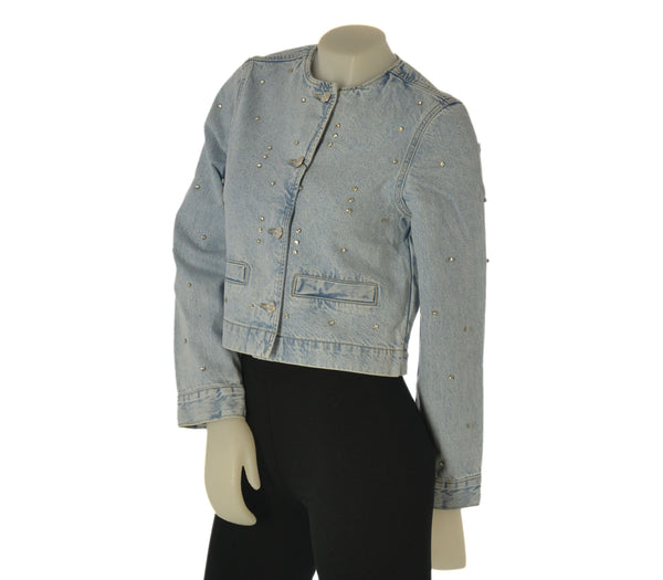 GIUBBETTO JEANS DONNA TIFFOSI CHANEL BOTTONI STRASS ART. 10064980