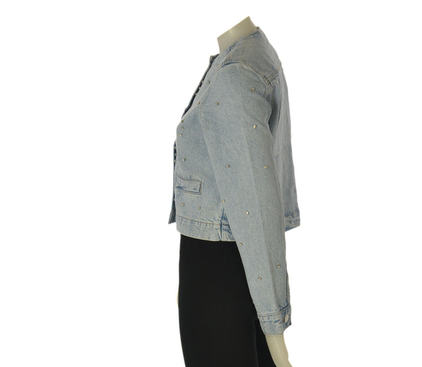 GIUBBETTO JEANS DONNA TIFFOSI CHANEL BOTTONI STRASS ART. 10064980