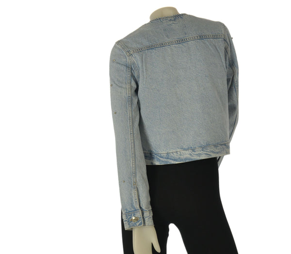 GIUBBETTO JEANS DONNA TIFFOSI CHANEL BOTTONI STRASS ART. 10064980