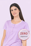 Pigiama ZERO PURO COTONE MEZZE MANICHE SERAFINO  PANTALONE CORTO ART Z4840E