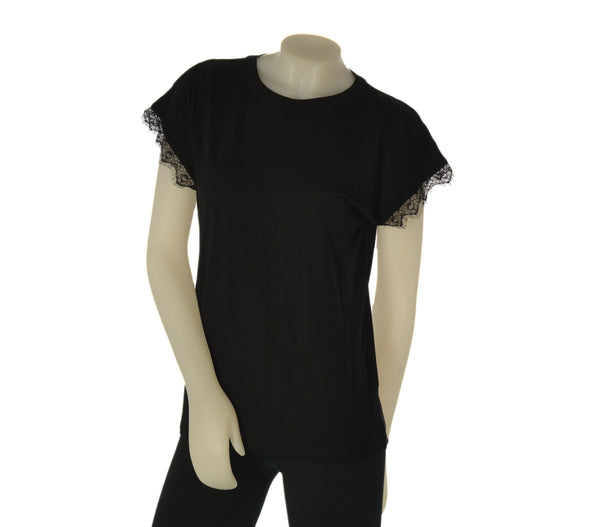 T-SHIRT DONNA LOSAN MANICA CORTA PIZZO VISCOSA ART. LWMAP010526004
