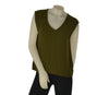 BLUSA DONNA LOSAN SCOLLO V SPACCHI  SMANICATA GOFFRATA ART. LWMAP010126002