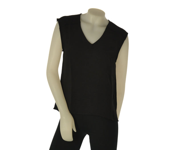 BLUSA DONNA LOSAN SCOLLO V SPACCHI  SMANICATA GOFFRATA ART. LWMAP010126002