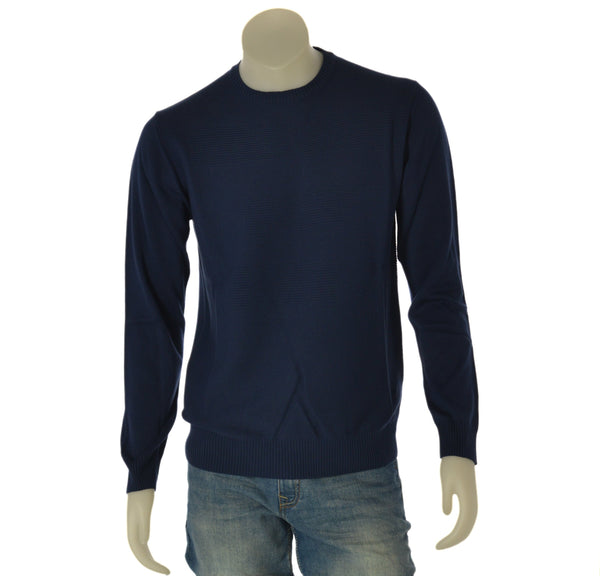 MAGLIONE COTONE UOMO RE DEL MARE GIROCOLLO ART.22.6214