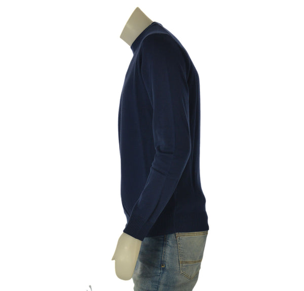 MAGLIONE COTONE UOMO RE DEL MARE GIROCOLLO ART.22.6214