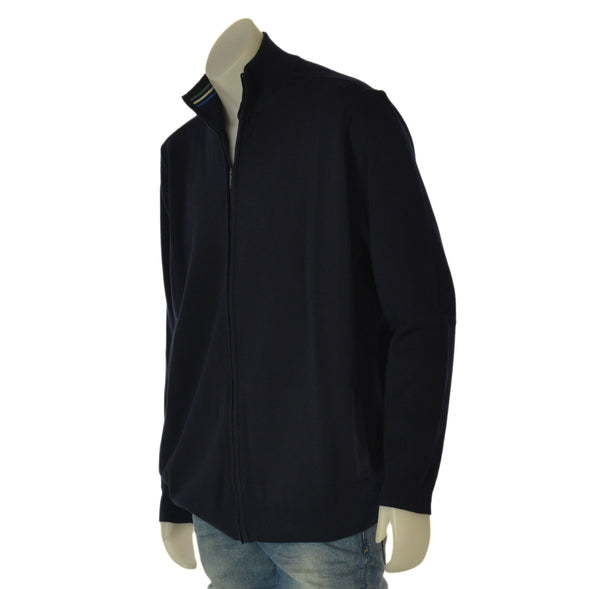 GIACCA MAGLIA RE DEL MARE COTONE TAGLIE OVER FULL ZIP TASCHE ART. 22.3250X