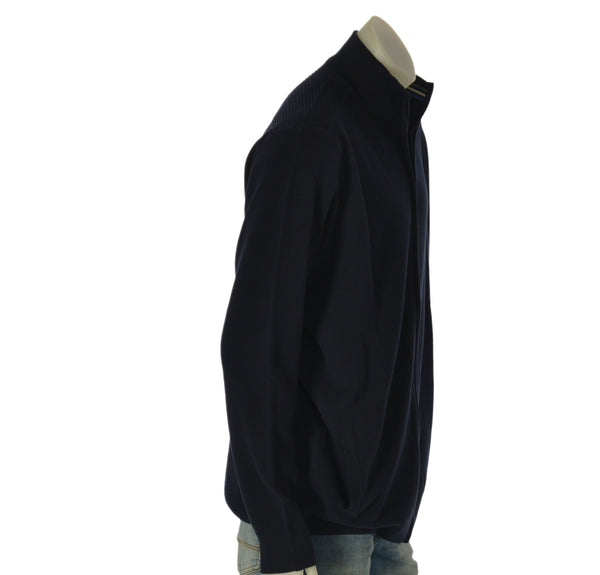 GIACCA MAGLIA RE DEL MARE COTONE TAGLIE OVER FULL ZIP TASCHE ART. 22.3250X