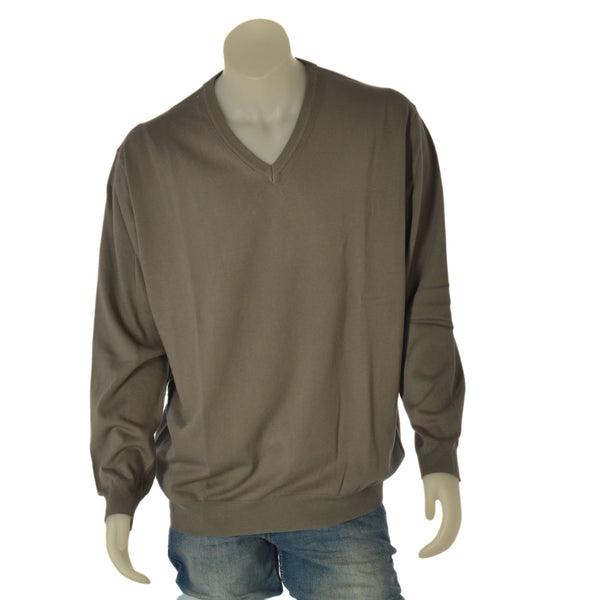 PULLOVER MAGLIONCINO UOMO RE DEL MARE TAGLIE OVER SCOLLO A V COTONE ART. 2.11X