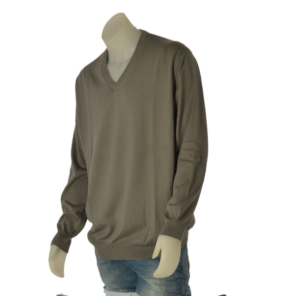 PULLOVER MAGLIONCINO UOMO RE DEL MARE TAGLIE OVER SCOLLO A V COTONE ART. 2.11X
