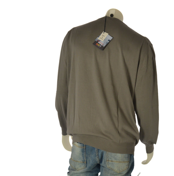 PULLOVER MAGLIONCINO UOMO RE DEL MARE TAGLIE OVER SCOLLO A V COTONE ART. 2.11X