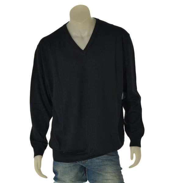 PULLOVER MAGLIONCINO UOMO RE DEL MARE TAGLIE OVER SCOLLO A V COTONE ART. 2.11X