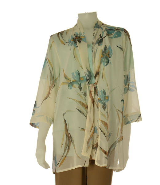 COMPLETO ELEGANTE DONNA GABRIELLA TRE PEZZI PANTALONE CASACCA BLUSA ART. GAIA