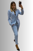 TAILLEUR PANTALONE CAPRI DONNA GRIFFAI PANTALONE GIACCA ART. DGP7001