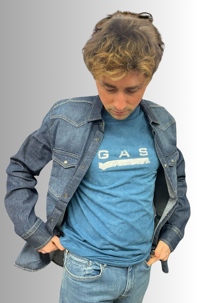 T-SHIRT UOMO LOGO MISTO COTONE JERSEY  GAS ART. SCUBA BO352