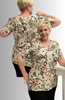 T-SHIRT TAGLIE OVER FANTASIA TRASPIRANTE MANICA CORTA  GAIA PIU ART. 620/05