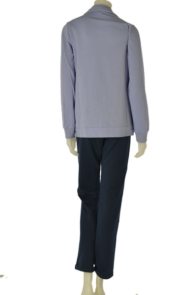 TUTA DONNA CAMPANOLO GARZATA FULL ZIP TASCHE PANTALONE ART. 8E76257