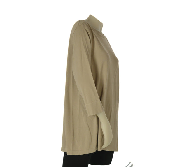 MAGLIA DONNA GAIA PIU TAGLIE OVER MANICHE 3/4 VISCOSA LUREX  ART. 552