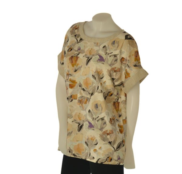 T-SHIRT DONNA GAIA PIU TAGLIE OVER FANTASIA VISCOSA ART. 500