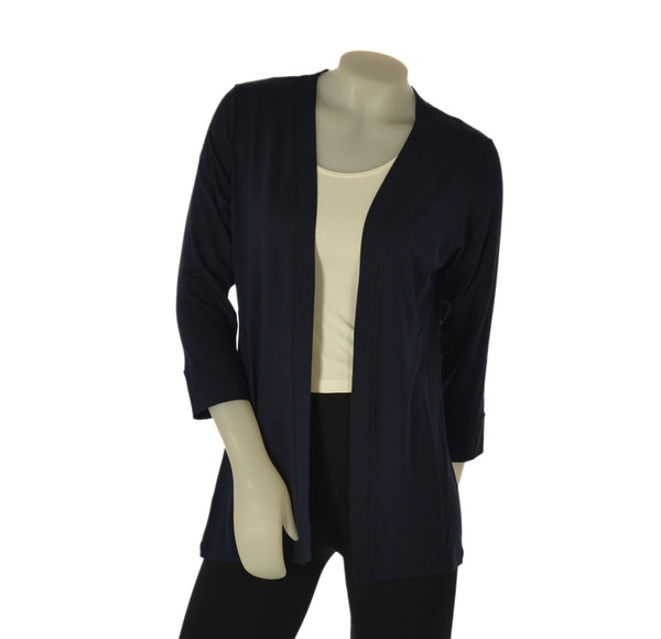 CARDIGAN DONNA GAIA B SENZA ALLACCIATURA MANICHE 3/4 VISCOSA ART. 600