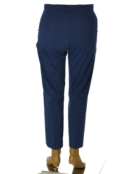 PANTALONE DONNA ELISA CASTELLI OVER ELASTICO CAPRI LARGO COMODO PRATICO LEGGERO ART.18097