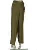 PANTALONE DONNA GRIFFAI BOTTONE ZIP TASCHE LARGO MORBIDO LEGGERO ART.7868